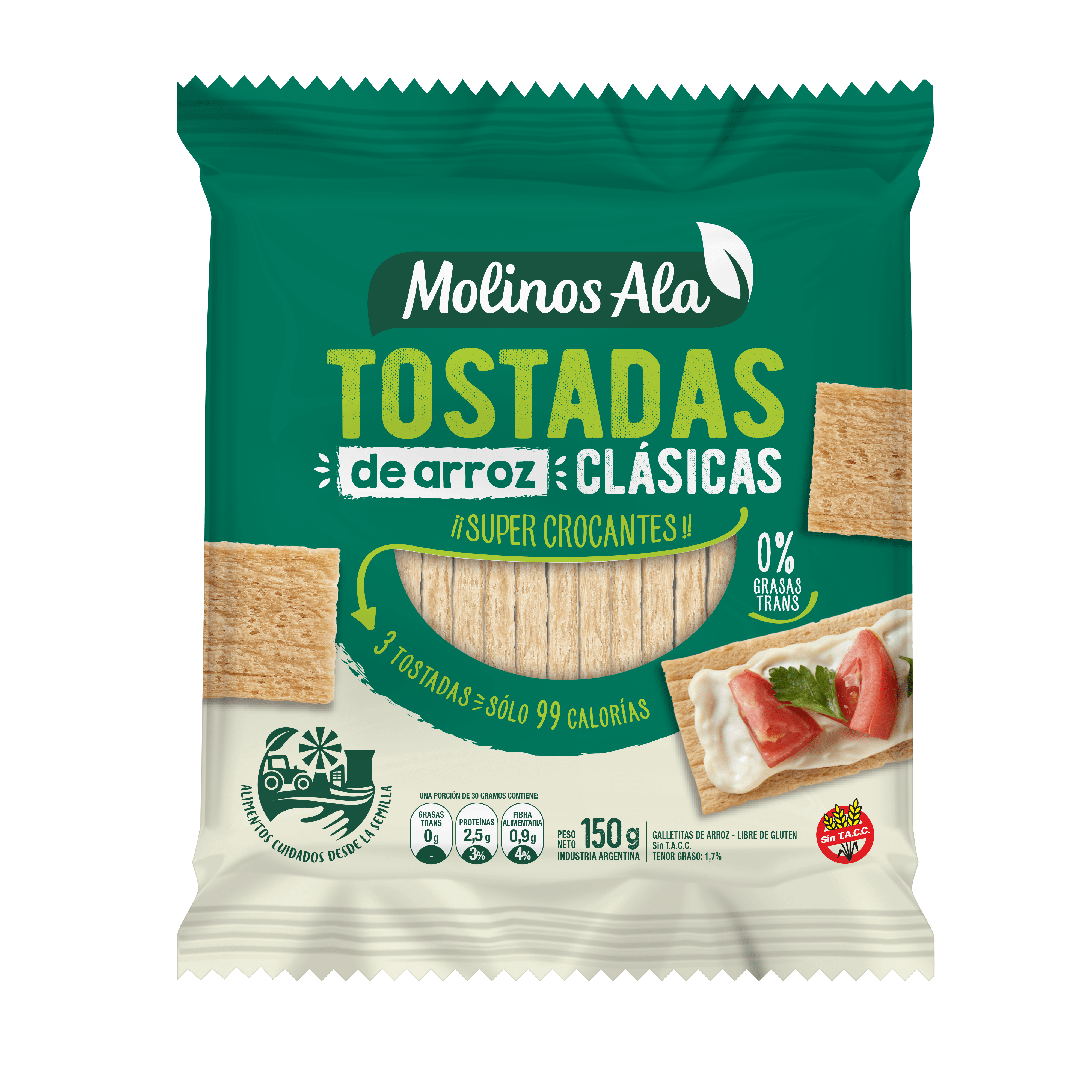 Tostadas de Arroz Clásicas